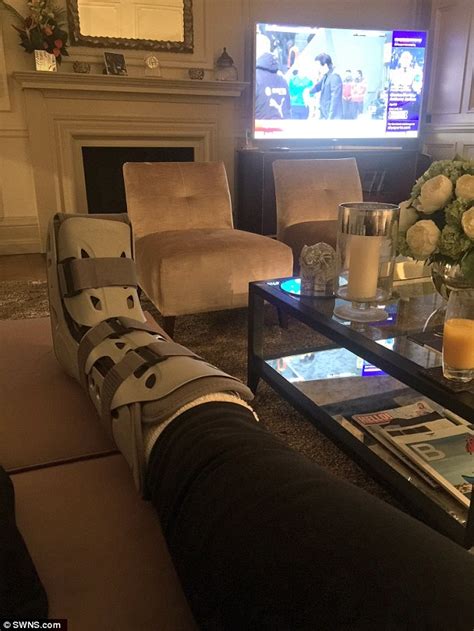 Bra Tycoon Michelle Mone Breaks Her Foot After Falling Down A Manhole