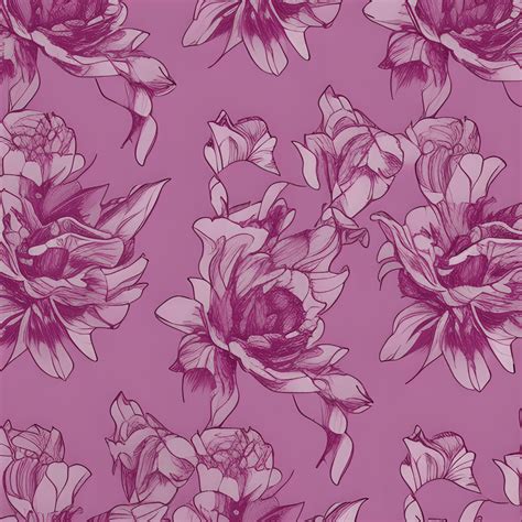 Vintage Floral Wrapping Paper · Creative Fabrica