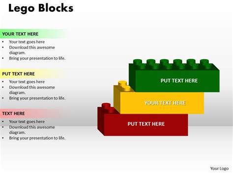 Building Blocks Powerpoint Slide Template Presentation Templates