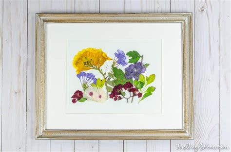 Dried flower wall art diy. How to Make DIY Pressed Flower Art - The Easy Way