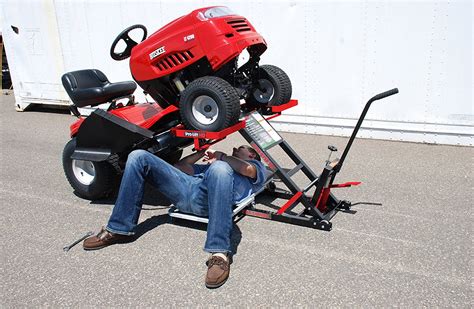 Pro Lift Lawn Mower Lift Hydraulic Jack Riding Tractors Zero Equipment