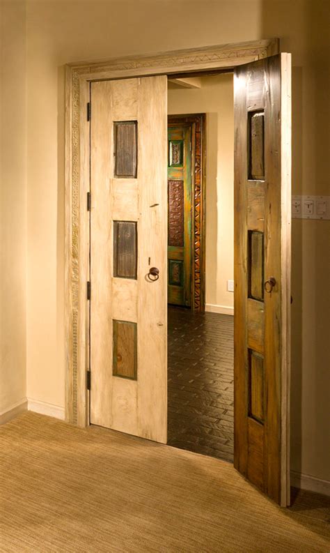 Our doors are solid pine wood core doors with doors are made from a sustained environmentally friendly forest. Custom Bedroom Doors - La Puerta Originals