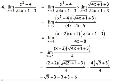 Contoh Soal Limit Trigonometri Bentuk Akar
