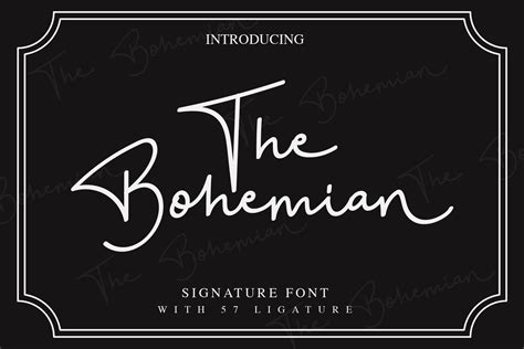 Bohemian Font By Alphart · Creative Fabrica