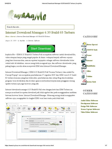 May 12, 2012 · by kuyhaa · in windows 7 cara membuat aplikasi transparan kabar baik nie sob. Internet Download Manager 6.35 Build 03 Terbaru _ KuyhAa
