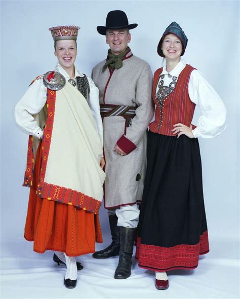 Latvian National Dress Folk Clothing Latvian Clothing National Clothes