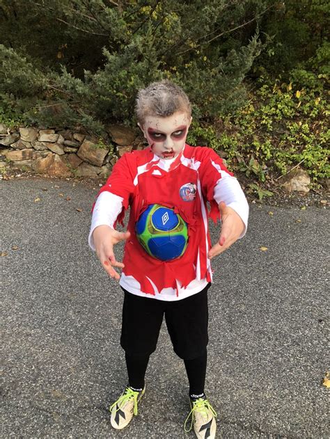 Zombie Soccer Player Used Cream Face Make Up Morphe Palette Super Fun And Inexpensive To Make