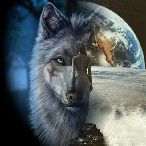 Wolf Images Wolf Pictures Double Exposition Fantasy Wolf Fantasy