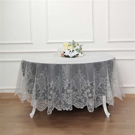 Hello select your address all hello, sign in. Lace Tablecloths, 90 inch Round Tablecloth, Ivory ...
