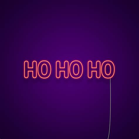 Ho Ho Ho Neon Light Sign Christmas Neon Signs Neonize