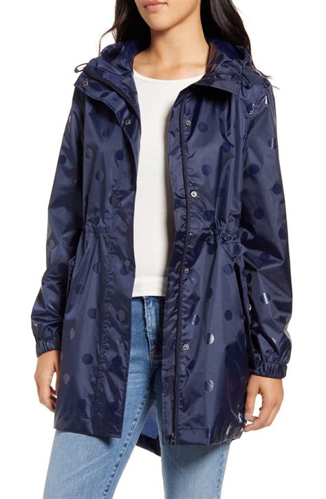 Joules Right As Rain Golightly Packable Waterproof Hooded Jacket