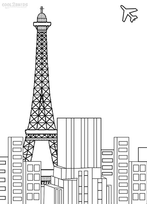 Coloriage Tour Eiffel Facile Serviratusb