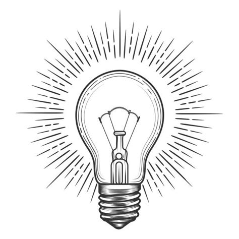 Vintage Light Bulb Illustrations Royalty Free Vector Graphics And Clip