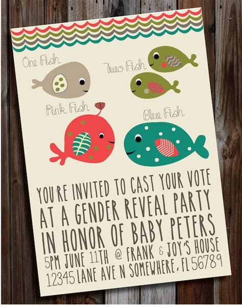 Items Similar To Diy Printable Gender Reveal Party Invitation Dr