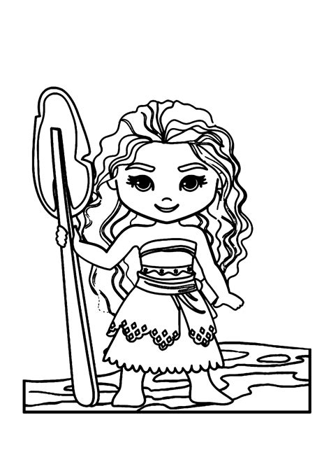 Aprender Sobre 53 Imagem Desenhos Moana Para Colorir Br Thptnganamst