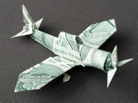 Dollar Bill Origami Jet Instructions All In Here