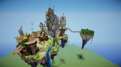 Minecraft Flying Island Schematic