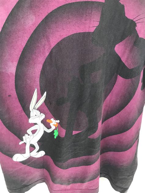 Vintage Bugs Bunny Looney Tunes Big Shadow All Over Print Etsy