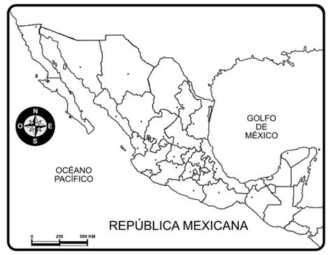 44 Mapa De La Republica Mexicana Para Colorear Para Colorear