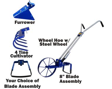 The valley oak wheel hoe is the swiss army knife of gardening tools! Valley Oak Wheel Hoe Package | Farm tools, Garden tools ...