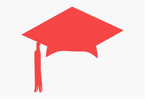 Red Graduation Cap Vector Free Transparent Clipart Clipartkey