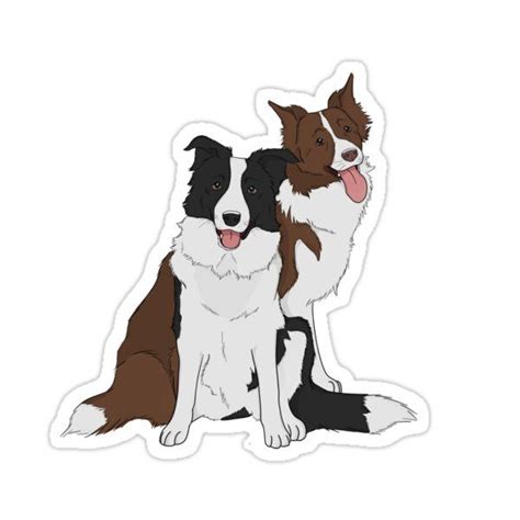 Border Collies Sticker For Sale By Rmcbuckeye Collie Border Collie