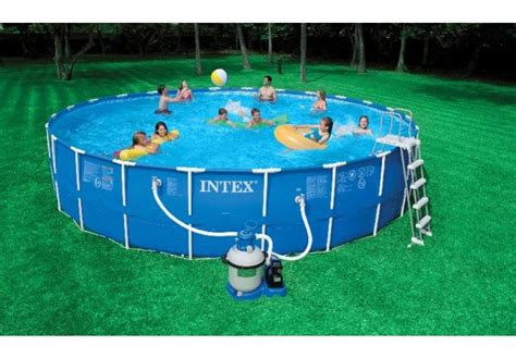 24 Ft X 52 In Metal Frame Pool Set W Sand Filter Pump And Maintenance