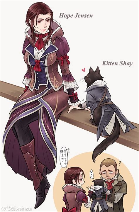 Hope Jensen And Kitten Shay From Assassins Creed Rogue