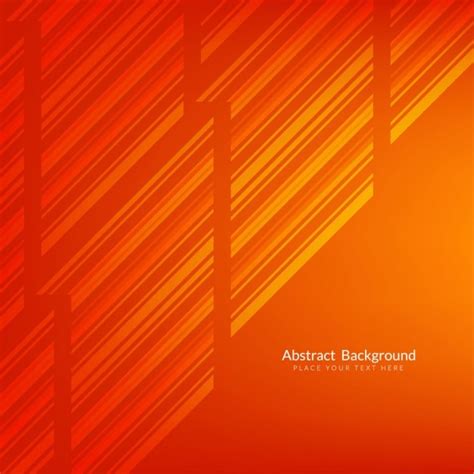 Free Vector Bright Orange Background With Geometric Shapes