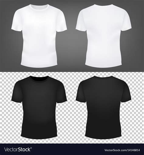 T Shirt Template Set With Gradient Mesh Vector Illustration Download