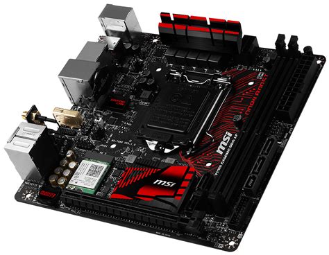 Msi Launches The Z170i Gaming Pro Ac Mini Itx Motherboard Techpowerup