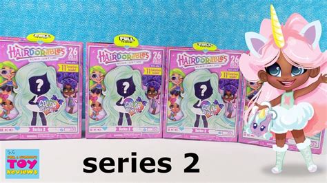 Hairdorables Series 2 Fashion Doll Unboxing Blind Bag Toy Review