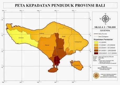 Contoh gambar peta tematik, please bantu - Brainly.co.id
