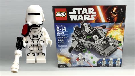 Lego Star Wars The Force Awakens First Order Snowspeeder Review 75100