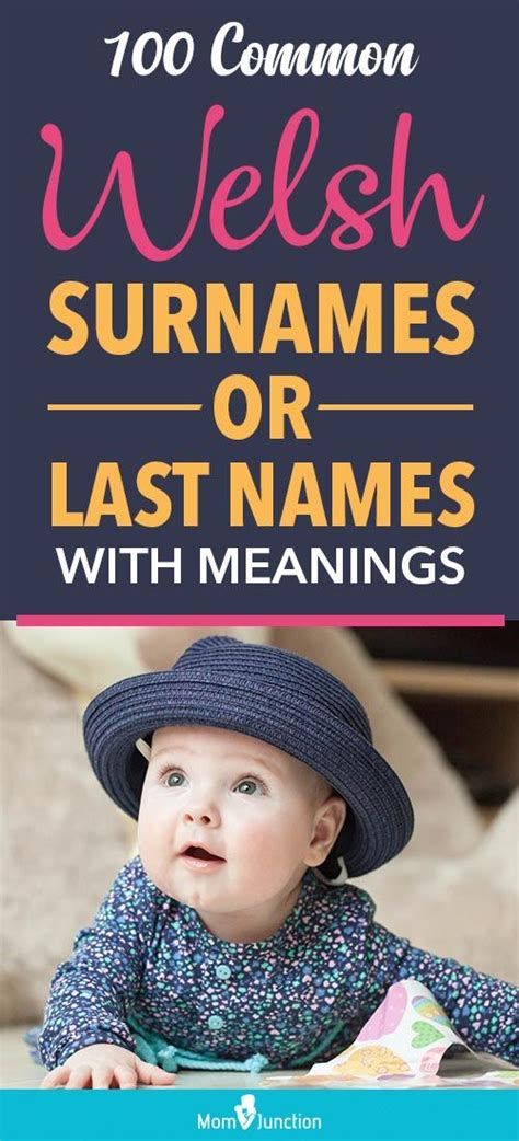 100 Common Welsh Surnames Or Last Names With Meanings Welsh Surnames
