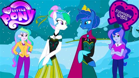 My Little Pony Equestria Girls Transform Into Frozen Princess Luna