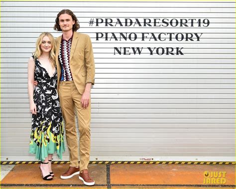 Dakota Fannings Boyfriend Henry Frye Joins Her At Prada Show Photo