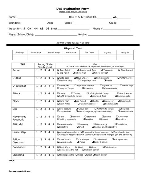 This is a very comprehensive form that can be totaled when the tryouts. scope of work template | Bump, Set, Spike! | Pinterest ...