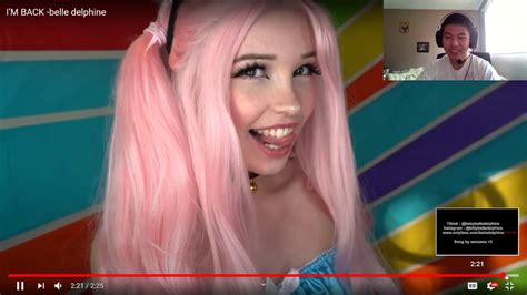 Reacting To Im Back Belle Delphine Youtube