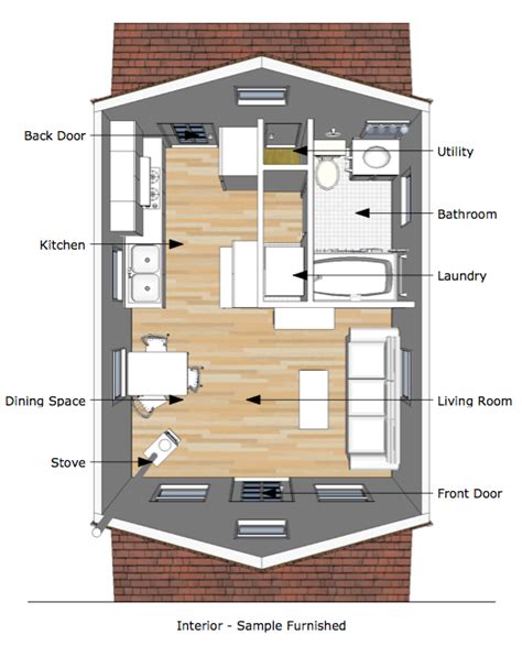 Pioneers Cabin Plans Interior Layout Tinyhousedesign