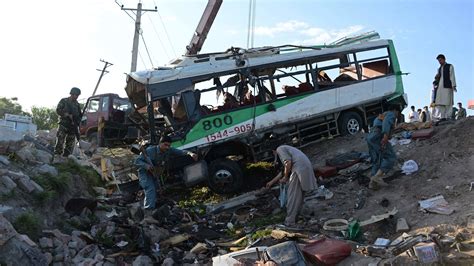 Suicide Bomber Kills At Least 12 Afghan Army Recruits On Bus The New