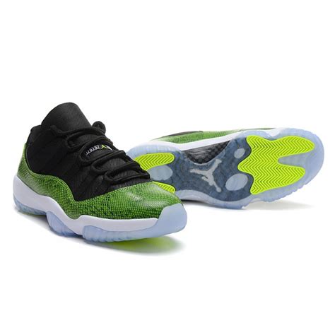 Air Jordan 11 Retro Low Green Snake Air Jordan Shoes Michael Jordan