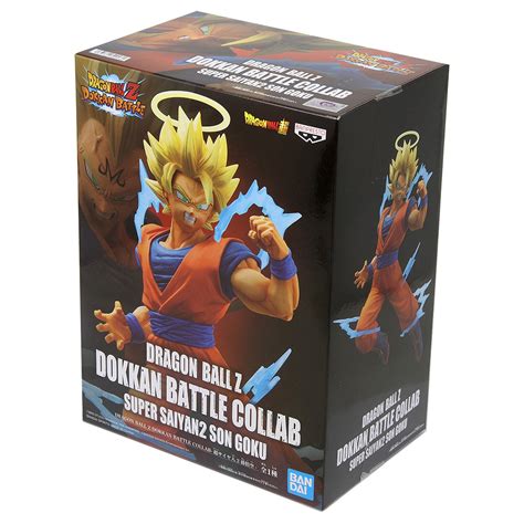 Dragon ball z 2 super battle controls. Banpresto Dragon Ball Z Dokkan Battle Collab Super Saiyan 2 Goku Figure orange