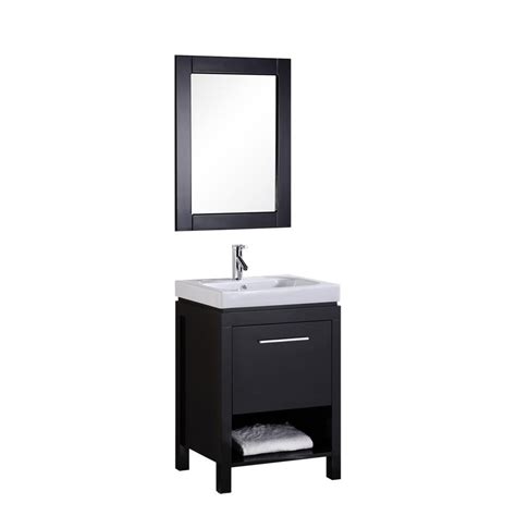 24 vanity bathroom set sink cabinet vessel glass ceramic w/ faucet combo wall $209.99 36 bathroom vanity white w/small side cabinet & ceramic vessel sink top modern Design Element Miami 36 in. W x 19 in. D Vanity in ...