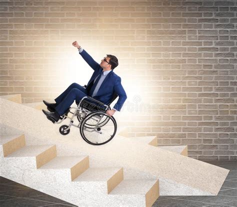 Accessibility Concepth With Wheelchair For Disabled Stock Photo Image