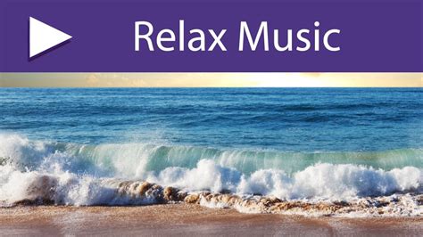 Relaxing Ocean Waves And Yoga Music For Morning Meditation On The Beach Youtube