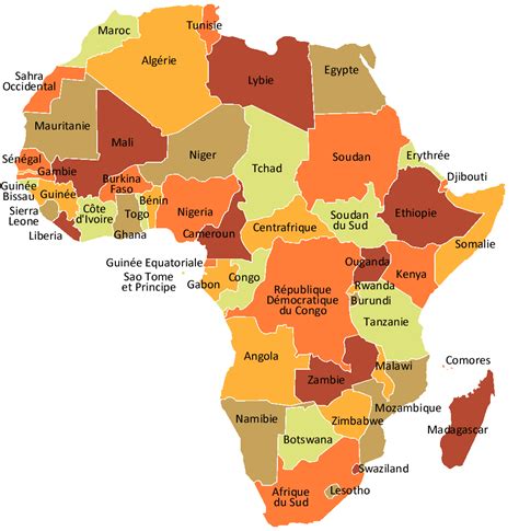 Carte Des Pays D Afrique Vacances Guide Voyage Hot Sex Picture