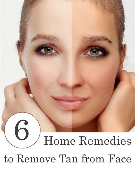 6 Home Remedies To Remove Tan From Face