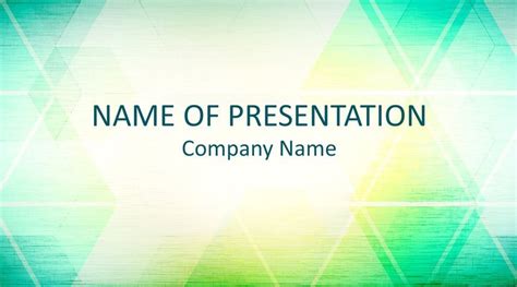 Abstract Triangles Powerpoint Template