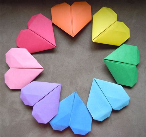 Life At The Bay Diy Origami Heart Bookmark